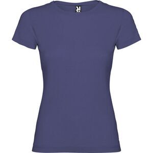 Roly Womens/Ladies Jamaica Short-Sleeved T-Shirt / Blue Denim